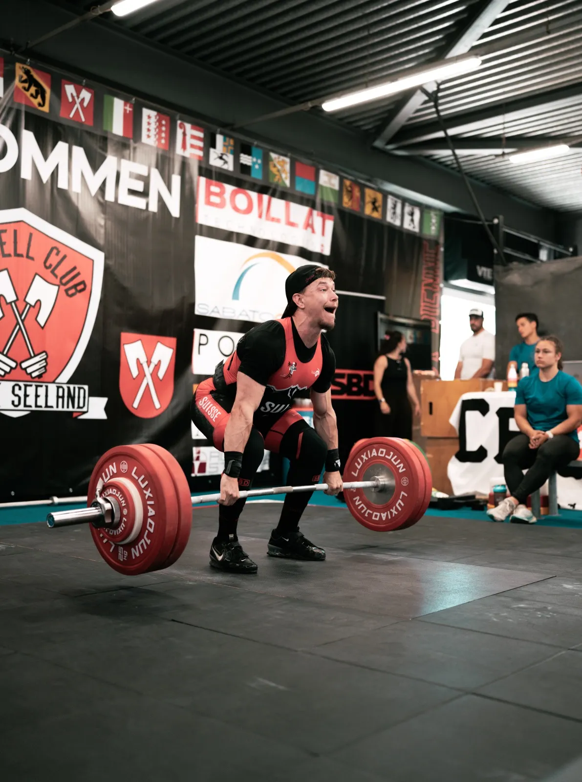 Patrick Cornes pulling a heavy lift in competition